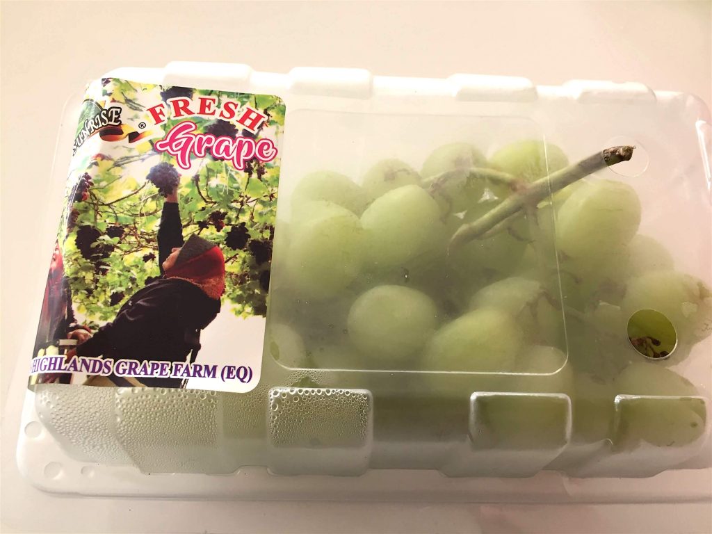 キャメロンハイランドの甘いぶどう